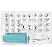 Ibenzoa® : Ensemble de décoration de gâteaux de 36 pièces – Complet pour gâteaux et cupcakes, poche à douille réutilisable de 31 cm, douilles en acier inoxydable (environ 3 et 4 cm), outil pour fixer