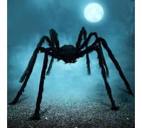 Ibenzoa® : grosse araignée velue pour des décorations d'Halloween effrayantes, à l'intérieur comme à l'extérieur