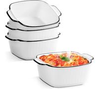 Ibenzoa® : lot de quatre plats de cuisson en céramique au design ergonomique pour une utilisation polyvalente
