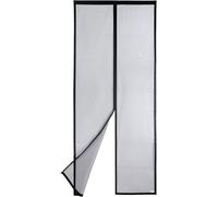 Ibenzoa® – Moustiquaire pour portes, 100 x 220 cm – Fermeture magnétique avec 20 aimants puissants, filet résistant aux déchirures et aux intempéries, bande velcro de 3,8 cm