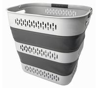 Ibenzoa® Panier à linge pliable, 40 litres – gain de place et sans BPA, avec des poignées confortables et des parois robustes, dimensions 48×37×38 cm (plié : 9 cm)