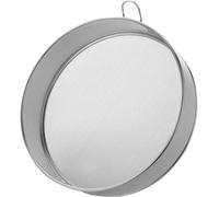 Ibenzoa® – Passoire de cuisine fin en acier inoxydable 304, avec 80 mailles, diamètre 20,3 cm x 5 cm, idéal pour la farine, la levure chimique, le cacao et le sucre glace, avec crochet de suspension