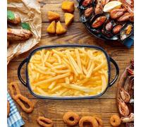 Ibenzoa® : plat de cuisson rectangulaire en céramique avec poignées, pour une utilisation polyvalente