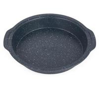 Ibenzoa® Poêle ronde pour four, 26 cm – Aluminium avec revêtement en céramique renforcée, idéale pour la cuisson au four et la cuisson à la poêle, lavable au lave-vaisselle, compatible avec tous les t