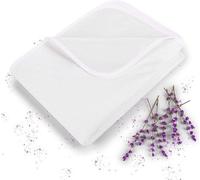 Ibenzoa® – Protection de matelas 140x190 cm – Housse en microfibre respirante et imperméable, lavable en machine, protège contre l'humidité, la saleté et l'usure