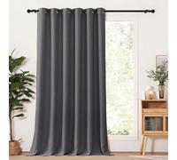 Ibenzoa® Rideaux occultants, 260 x 200 cm – réduisant les nuisances sonores et améliorant l'efficacité énergétique, 230 g/m², bloquant 85 à 95 % de la lumière, 12 œillets métalliques de 4 cm de diamèt
