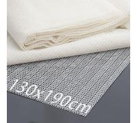 Ibenzoa® Tapis antidérapant 130 x 190 cm – PVC, découpable pour tapis et surfaces lisses, structure en réseau antidérapante, polyvalent