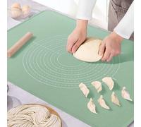Ibenzoa® Tapis de cuisson en silicone 70 x 50 cm – tapis de cuisson robuste, adapté au contact alimentaire, avec un bord de 4 mm, d'une épaisseur de 1,5 mm, résistant de -40°C à 230°C, sans BPA, lavab