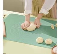 Ibenzoa® Tapis de cuisson en silicone antidérapant, 60 x 40 cm – grand tapis de cuisson antiadhésif, épaisseur 1,5 mm, bordure de 4 mm, résistant de -30°C à 230°C, sans BPA, lavable au lave-vaisselle