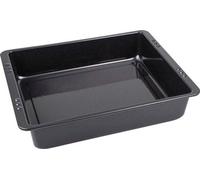 Ibenzoa® XXL, cocotte émaillée – 6,5 L, acier émaillé, couvercle anti-éclaboussures amovible, noir à pois, résistante à la chaleur jusqu'à 400°C, compatible induction et four, lavable au lave-vaissell