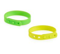 IBERGARDEN Lot de 48 bracelets anti-moustique Jaune + Vert avec citronnelle