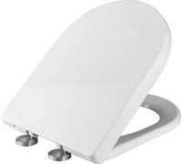 Ibergrif Abattant WC autoportant, blanc, carré