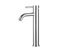 Mitigeur monocommande Ibergrif pour salle de bains, robinet de lavabo haut – Robinetterie de salle de bains avec une hauteur de bec de 205 mm, aérateur économiseur d'eau, chrome, modèle M11203
