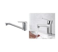 Ibergrif M14450, Mitigeur d'Evier, Robinet de Cuisine Monocommande, Mitigeur Cuisine & Star M11057, Mitigeur de Lavabo - Robinet de Salle de Bains Monocommande, Robinets de lavabo à Tiroir