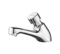 Ibergrif M21901 Robinet Temporisé Lavabo Chromé, Fermeture 4-6 s
