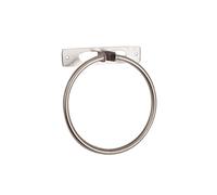Ibergrif M31004-Placid, Anneau Porte-Serviettes en Acier, Accessoires de Salle de Bain, Gris