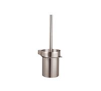 Ibergrif M31010-Placid, Porte-Balai pour WC en Acie, Accessoires de Salle de Bain, Gris