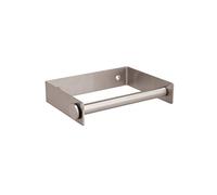 Ibergrif M31103-Placid, Porte-Rouleau de Papier pour WC sins Couvercle, Accessoires de Salle de Bain, Gris