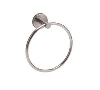 Ibergrif M32004-Rhino, Anneau Porte-Serviettes en Supersteel, Accessoires de Salle de Bain, Gris