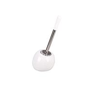 Ibergrif M33010W-JUNIOR, Porte-Balai pour WC Blanc, Accessoires de Salle de Bain, Plastique