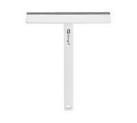 Ibergrif M34102, Raclette de Douche en Caoutchouc, Nettoyant pour Vitres de Douche, Grattoir pour Fenêtres et Portes Vitrées dans Les Salles de Bains, Voitures et Bureaux, Blanc