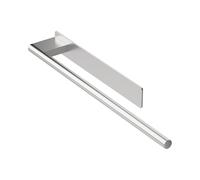Ibergrif M34453A, Porte Serviette Salle de Bain sans Perçage, Porte-Serviettes Mural en INOX, 39 CM, Argent