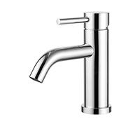 Ibergrif M11003 Mitigeur Lavabo Bas Inox Argenté, 68 mm