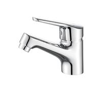 Ibergrif Robinet de Salle de Bain Monocommande en Laiton Chromé - Mitigeur Design Moderne avec Connexion G3/8, Eau Chaude/Froide, Modèle M11050