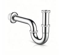 Ibergrif siphon lavabo réglable inox chromé 1,25 x 32 mm