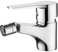 Ibergrif Star, Mitigeur monocommandé pour bidet, mitigeur de lavabo avec bec hauteur 57 mm, chromé, argenté