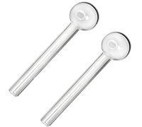 IBEST Lot de 2 pipes à huile en verre