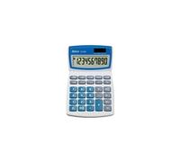 ACCO Ibico, Calculatrice de bureau 210X, 10 chiffres, solaire + pile, Blanc/Bleu