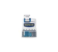 Ibico Semi-Professional 1221X - Calculatrice avec imprimante - LCD - 12 chiffres - adaptateur CA - blanc, bleu