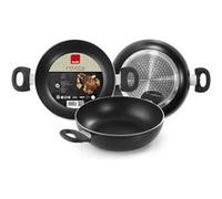 Ibili Inducta Honda 2 ASAS 410536 Poêle à frire, diamètre max. 36 cm, aluminium, compatible avec les cuisinières à induction, revêtement antiadhésif