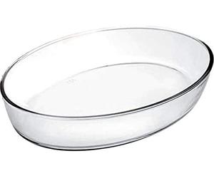 IBILI 480140 Plat Ovale, Verre, Transparent, 40 x 27 x 6 cm