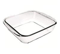 Plat en verre Kristall carré 25 cm Ibili