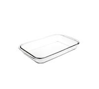 IBILI 480734 Plat Rectangulaire, Verre, Transparent, 34 x 21 x 5 cm