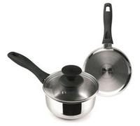 IBILI - Saucière avec couvercle Induktion, 14 cm, Acier inoxydable, Compatible avec l’induction
