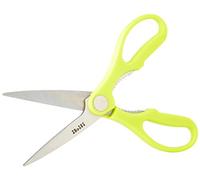 IBILI Ciseaux de cuisine Classico 704904 - Acier inoxydable argent/vert 21,5x8,8x1,2 cm