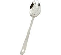 IBILI Cuillère perforée 710800 – Acier inoxydable, argent, 35 x 5 x 2 cm