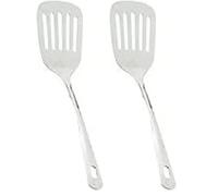 Ibili-713000 ITC Spatule Supra INOX, Argent (Lot de 2)
