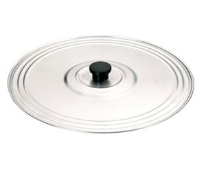 IBILI 715737 Couvercle à usage multiple 37 cm en Inox (sans trous) Argenté 36 x 36 x 4 cm