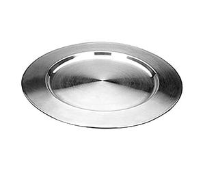IBILI 715932 Dessous Assiette INOX Argent 32,5 x 32,5 x 1 cm