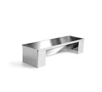 Ibili Moule à bûche 717310 triangulaire acier inoxydable 30 x 9,5 cm