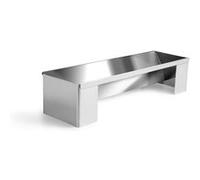 Ibili Moule à bûche 717310 triangulaire acier inoxydable 30 x 9,5 cm