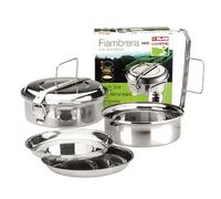 IBILI 720618 Boîte alimentaire avec 2 plats Inox 18 cm