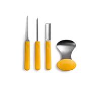 Ibili - 721700 - Lot de 4 Ustensiles de Décoration de Citrouilles