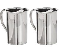 Ibili 721820 Pot à Eau Inox 2 l, Argenté (Lot de 2)