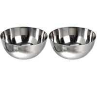 IBILI 723008 Molde Semi Sphère, INOX, Argent, 8 cm, 7.8 x 4.0 cm (Lot de 2)
