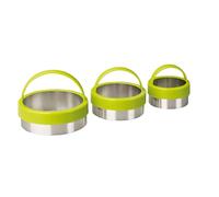 IBILI 724100 Lot de 3 Coupe-Pâtes Lisses Plastique Multicolore 25 x 18 x 13 cm